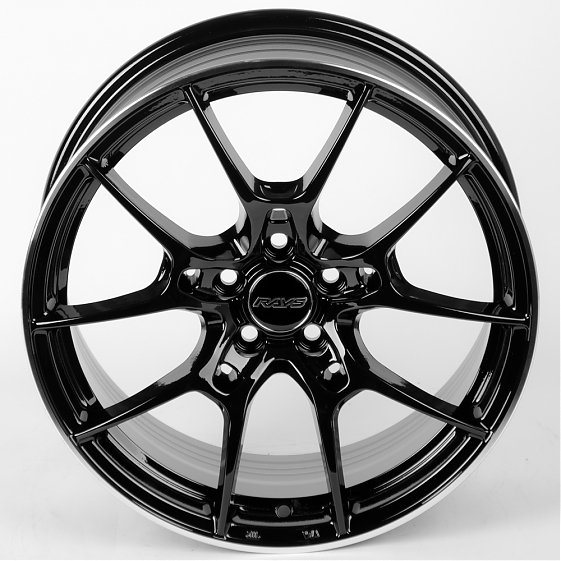 Литые диски 80371 Rays WC001-SK154 17 J7.5 ET35 5x100 73.1 чёрный: Фото 3