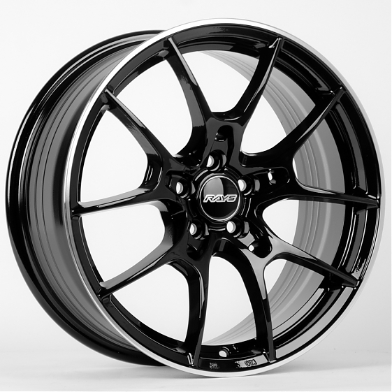 Литые диски 80371 Rays WC001-SK154 17 J7.5 ET35 5x100 73.1 чёрный: Фото 4