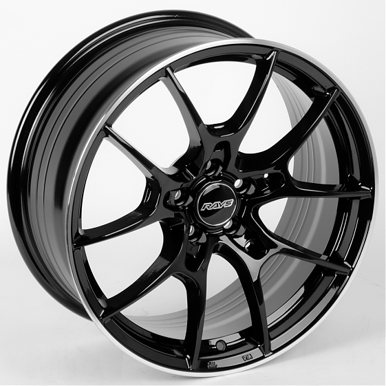Литые диски 80371 Rays WC001-SK154 17 J7.5 ET35 5x100 73.1 чёрный: Фото 5