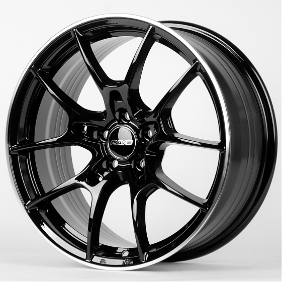 Литые диски 80371 Rays WC001-SK154 17 J7.5 ET35 5x100 73.1 чёрный: Фото 6