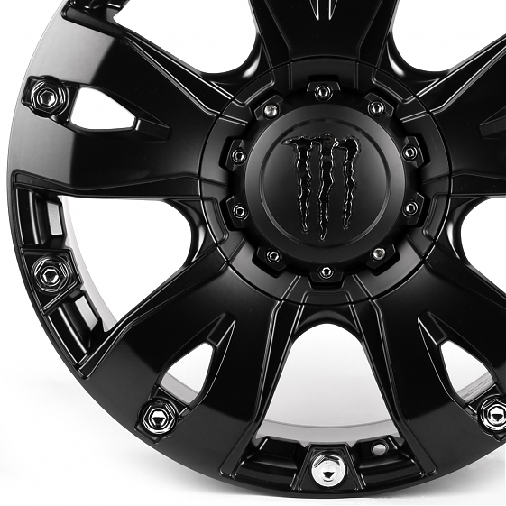 Литые диски 81961 Monster iV-542-SM201 20 J9 ET35 5x139.7/5x150 110.2 чёрный матовый: Фото 2