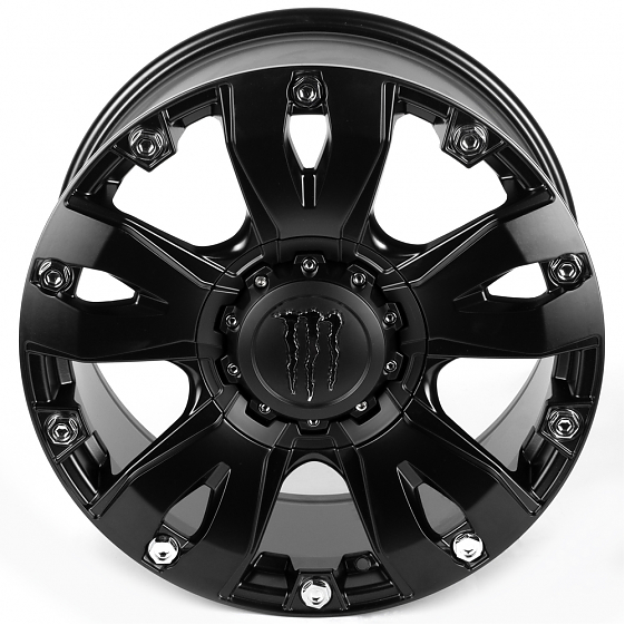 Литые диски 81961 Monster iV-542-SM201 20 J9 ET35 5x139.7/5x150 110.2 чёрный матовый: Фото 3