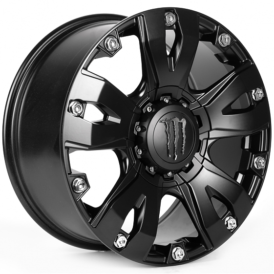 Литые диски 81961 Monster iV-542-SM201 20 J9 ET35 5x139.7/5x150 110.2 чёрный матовый: Фото 4