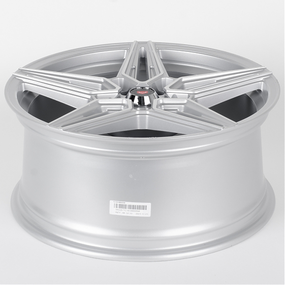 Литые диски 80893 Vossen TC16-CT345 18 J8 ET35 5x112 66.6 серебро + полированные спицы: Фото 7