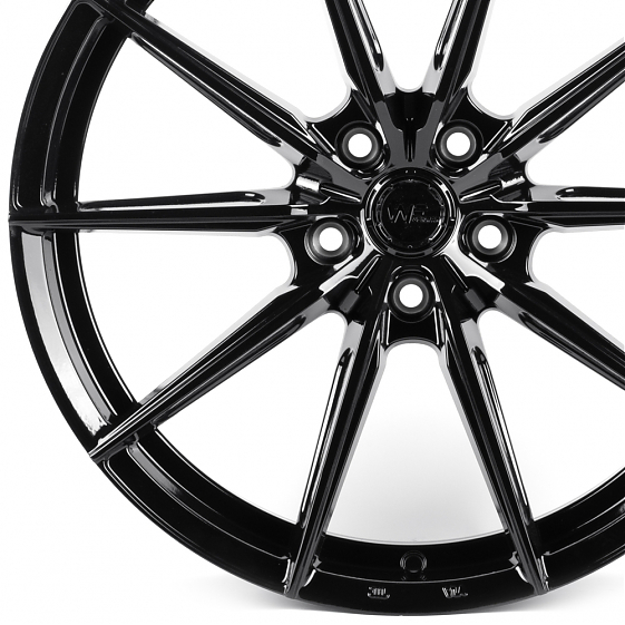 Литые диски 82623 WF XF005 19 J8.5 ET35 5x114.3 73.1 чёрный глянцевый: Фото 2