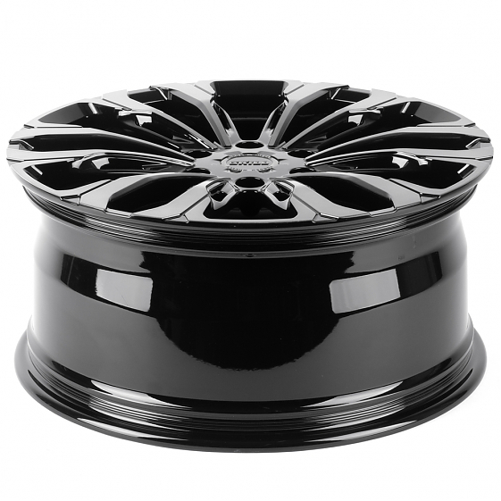 Кованые диски H241229D SKILL SV671-SL221 20 J9 ET50 6x139.7 95.1 чёрный глянцевый + полированные спи: Фото 7