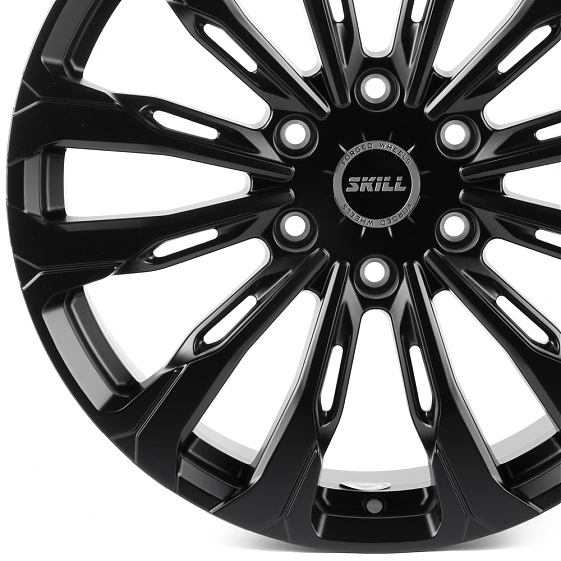Кованые диски H241229C SKILL SV671-SL221 20 J9 ET50 6x139.7 95.1 чёрный матовый: Фото 2