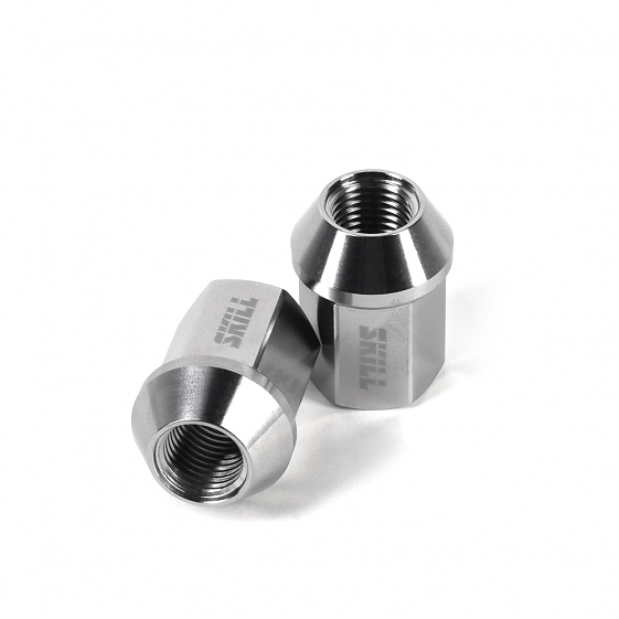 Гайка 90246 SKILL ST030 конус 14X1,5 35mm серебро HEX 21: Фото 2