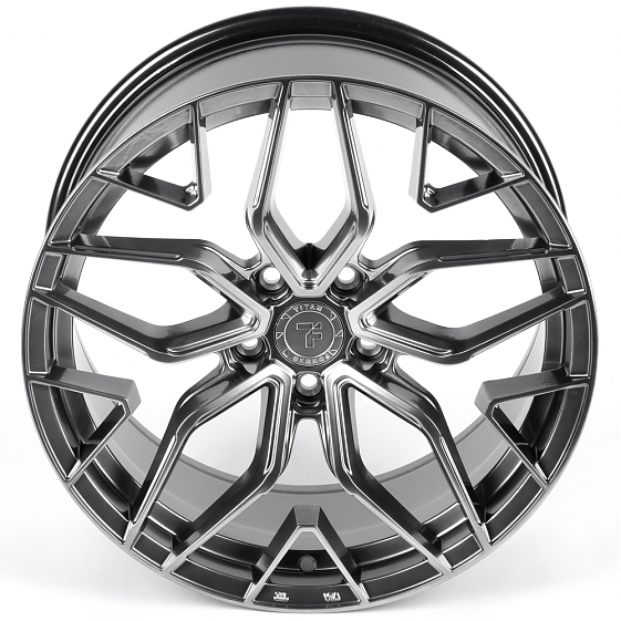 Литые диски 82184 TF F8621-FG580 18 J8.5 ET35 5x112 66.6 серебро тёмное: Фото 3