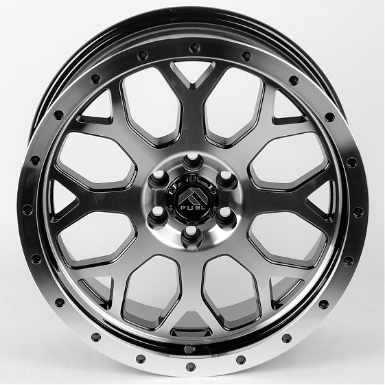 Литые диски 80450 FUEL JT093-CT355 18 J8.5 ET15 6x114.3 66.1 чёрный: Фото 3