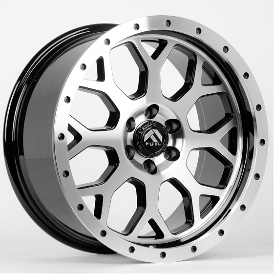 Литые диски 80450 FUEL JT093-CT355 18 J8.5 ET15 6x114.3 66.1 чёрный: Фото 4