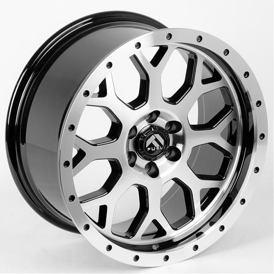 Литые диски 80450 FUEL JT093-CT355 18 J8.5 ET15 6x114.3 66.1 чёрный: Фото 5