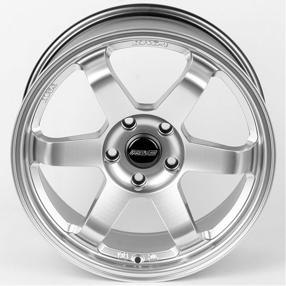 Литые диски 80583 Rays E500-SL043 17 J8 ET35 5x114.3 73.1 серебро тёмное: Фото 3