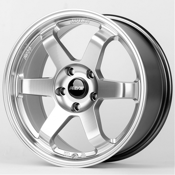 Литые диски 80583 Rays E500-SL043 17 J8 ET35 5x114.3 73.1 серебро тёмное: Фото 5