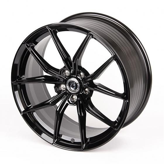 Литые диски 80687 HRE LK027-DS204 19 J8.5 ET35 5x114.3 73.1 чёрный глянцевый: Фото 6