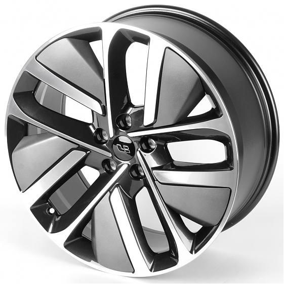 Литые диски 81749 LI FC3164-FG626 21 J9 ET45.5 5x120 62.5 графит + полированные спицы: Фото 6
