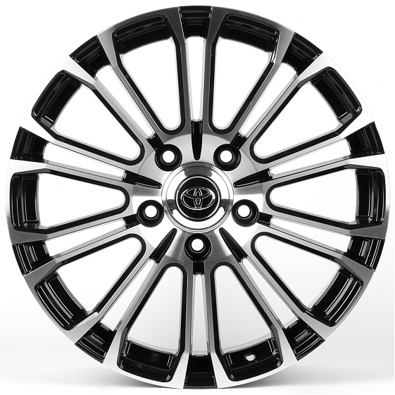 Литые диски 82337 Toyota/Lexus iV1125-CT538 21 J8.5 ET50 5x150 110.1 чёрный глянцевый + полированные: Фото 1