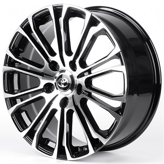 Литые диски 82337 Toyota/Lexus iV1125-CT538 21 J8.5 ET50 5x150 110.1 чёрный глянцевый + полированные: Фото 5