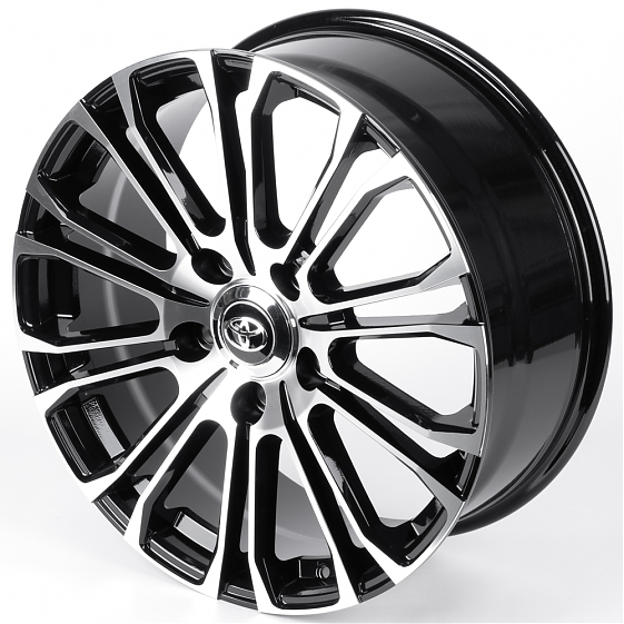 Литые диски 82337 Toyota/Lexus iV1125-CT538 21 J8.5 ET50 5x150 110.1 чёрный глянцевый + полированные: Фото 6