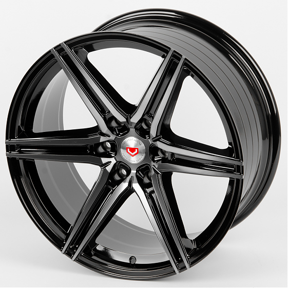 Литые диски 80223 Vossen 6985X-DS216 20 J9 ET18 6x139.7 106.1 чёрный + полированные спицы под тёмным: Фото 6