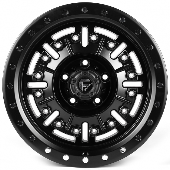 Литые диски 81965 FUEL iV-250-7-DS318 17 J9 ET-10 5x127 71.5 чёрный матовый: Фото 1