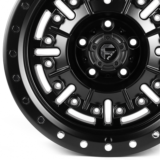 Литые диски 81965 FUEL iV-250-7-DS318 17 J9 ET-10 5x127 71.5 чёрный матовый: Фото 2