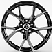 Литые диски 82370 Volkswagen IVF3112 19 J8 ET38 5x112 57.1 чёрный глянцевый + полированные спицы