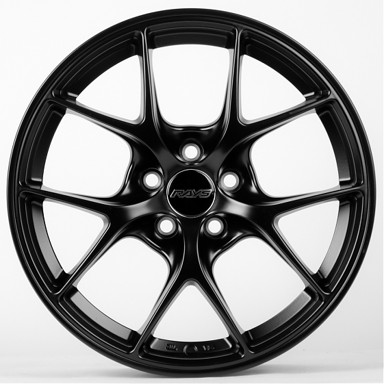 Литые диски 80385 Rays ZT602-CS223 16 J7 ET35 5x100 73.1 чёрный: Фото 1