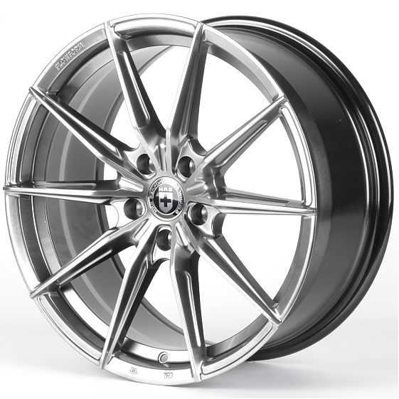 Литые диски 82391 HRE IVF3408 19 J8.5 ET35 5x112 66.5 серебро тёмное: Фото 5