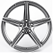 Литые диски 82512 Mercedes-Benz XF012 18 J8 ET38 5x112 66.45 графит + полированные спицы