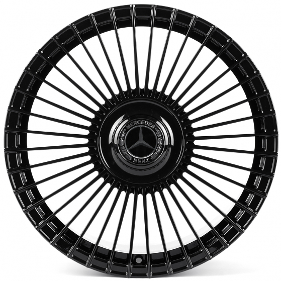 Кованые диски H260701ER SKILL SL124-SB550 19 J10 ET48.1 5x112 66.6 чёрный глянцевый: Фото 1