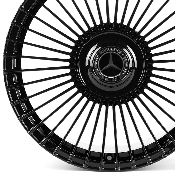 Кованые диски H260701ER SKILL SL124-SB550 19 J10 ET48.1 5x112 66.6 чёрный глянцевый: Фото 2