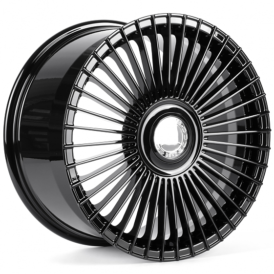Кованые диски H260701ER SKILL SL124-SB550 19 J10 ET48.1 5x112 66.6 чёрный глянцевый: Фото 4