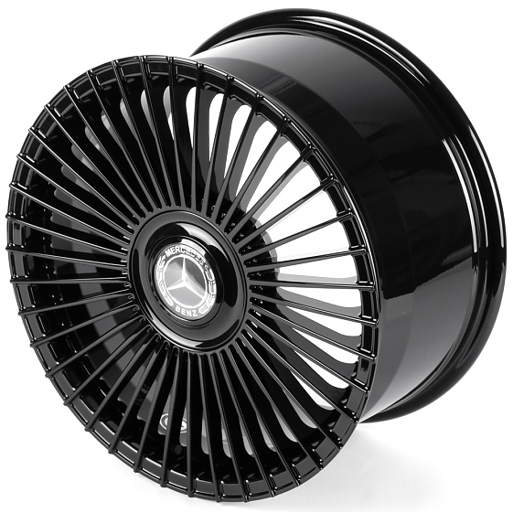 Кованые диски H260701ER SKILL SL124-SB550 19 J10 ET48.1 5x112 66.6 чёрный глянцевый: Фото 6