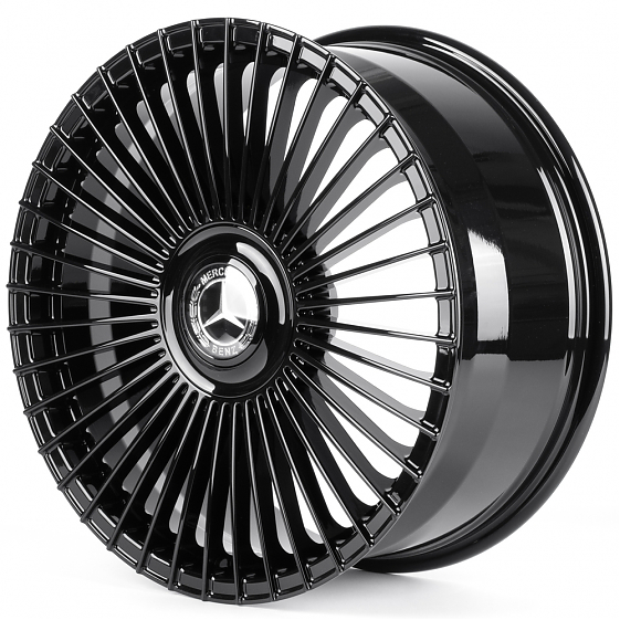 Кованые диски H260701G SKILL SL124-SB563 20 J9 ET34 5x112 66.6 чёрный глянцевый: Фото 5