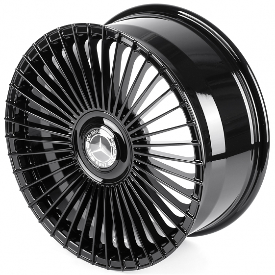 Кованые диски H260701G SKILL SL124-SB563 20 J9 ET34 5x112 66.6 чёрный глянцевый: Фото 6