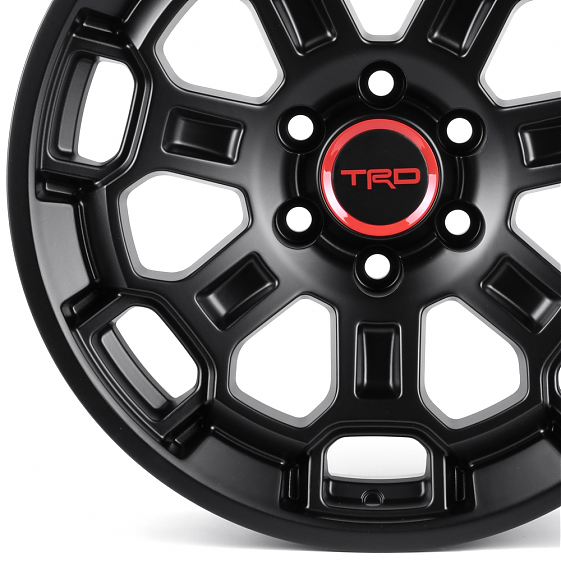 Литые диски 82113 TRD IV-1833-DS361 20 J9 ET15 6x139.7 106.1 чёрный матовый: Фото 2