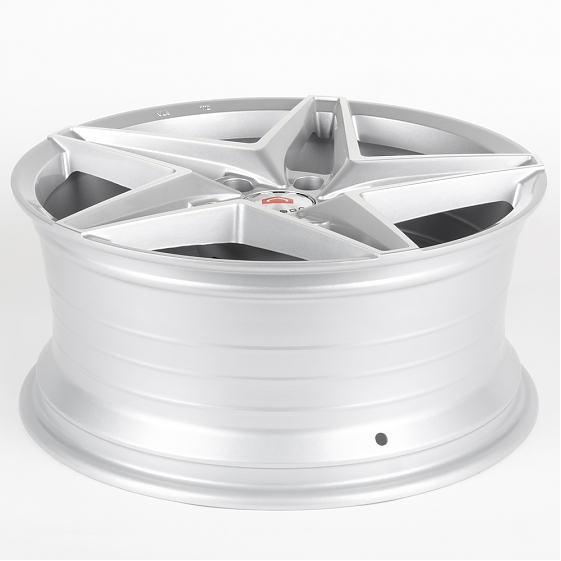 Литые диски 81209 Vossen BX01-SL051 18 J8 ET35 5x114.3 73.1 серебро + полированные спицы: Фото 7