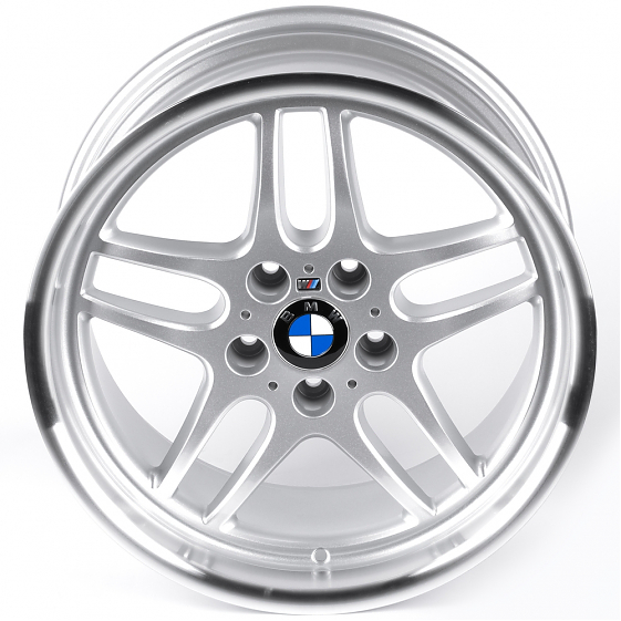 Литые диски 82070 BMW iV-141Q-FG582 18 J9.5 ET22 5x120 74.1 серебро + полированный обод: Фото 3