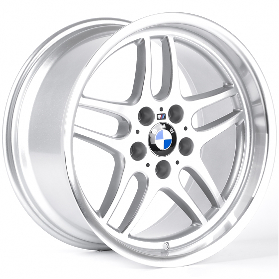 Литые диски 82070 BMW iV-141Q-FG582 18 J9.5 ET22 5x120 74.1 серебро + полированный обод: Фото 4