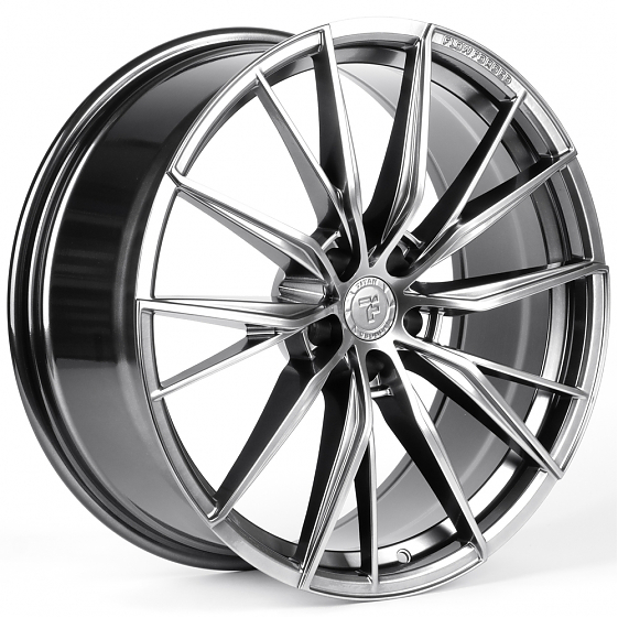 Литые диски 82552 Titan FA828 20 J8.5 ET30 5x112 66.6 серебро тёмное: Фото 4
