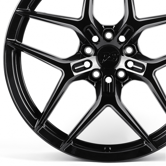 Литые диски 82197 RS FA833-SF100 20 J8.5 ET35 5x114.3 67.1 чёрный глянцевый: Фото 2