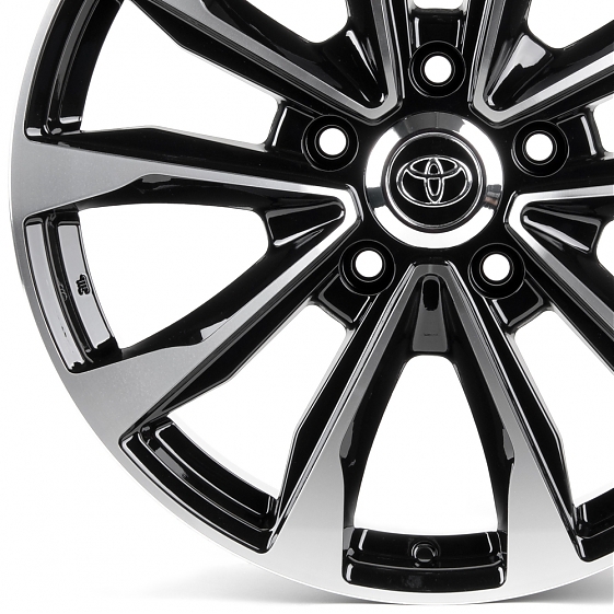 Литые диски 81009 Toyota/Lexus DS225-23910-1 21 J8.5 ET50 5x150 110.1 чёрный глянцевый + полированны: Фото 2