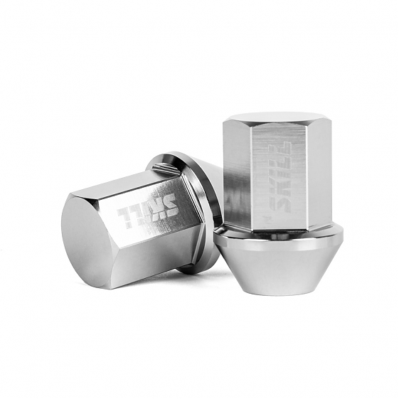 Гайка 90097 SKILL ST002 конус 14X1,5 40mm серебро HEX 22: Фото 1