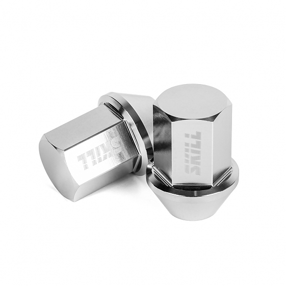 Гайка 90097 SKILL ST002 конус 14X1,5 40mm серебро HEX 22: Фото 2