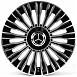 Литые диски 82591 Mercedes-Benz IVF-3152-H3152F 18 J8 ET36 5x112 66.5 чёрный глянцевый + полировка