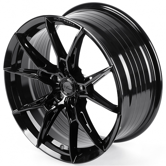 Литые диски 82293 WF XF050-SM169 18 J8 ET35 5x112 66.45 чёрный глянцевый: Фото 6