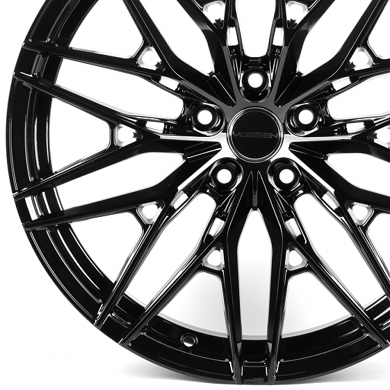 Литые диски 82244 Vossen FC003-SF085 19 J8.5 ET35 5x114.3 73.1 чёрный глянцевый: Фото 2