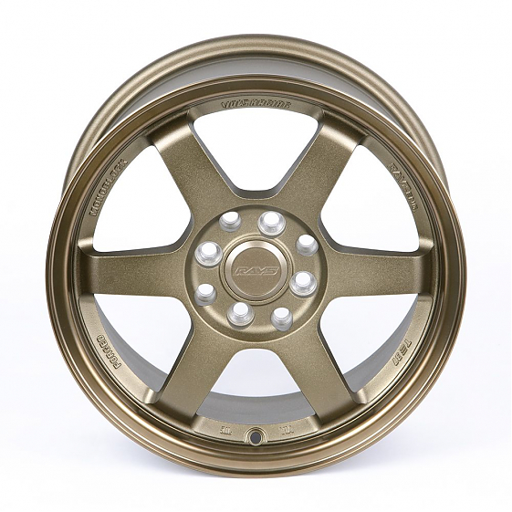Литые диски 80540 Rays F002-DS163 15 J7 ET38 4x100/4x114.3 73.1 бронза + полированный обод: Фото 3