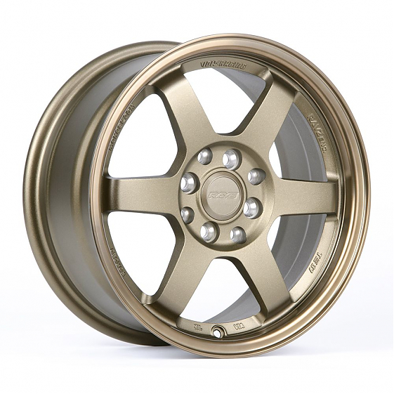 Литые диски 80540 Rays F002-DS163 15 J7 ET38 4x100/4x114.3 73.1 бронза + полированный обод: Фото 4